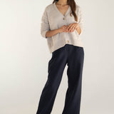 Mara Navy Wool Trousers