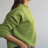 Claudia Alpaca Pistachio Crewneck