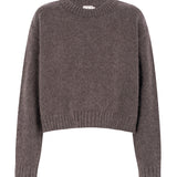 Claudia Alpaca Brown Crewneck