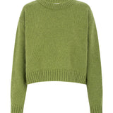 Claudia Alpaca Pistachio Crewneck