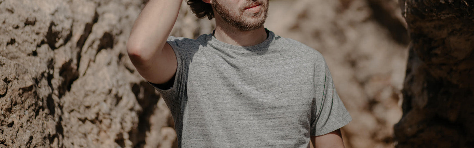 Naz Summer Men Collection with Almodovar Grey Cotton T-shirt