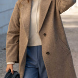 Noah Camel Wool Overcoat - Näz - Sustainable Fashion Made in Portugal