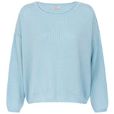 Sofie Blue Cotton Sweater - Näz - Sustainable Fashion Made in Portugal