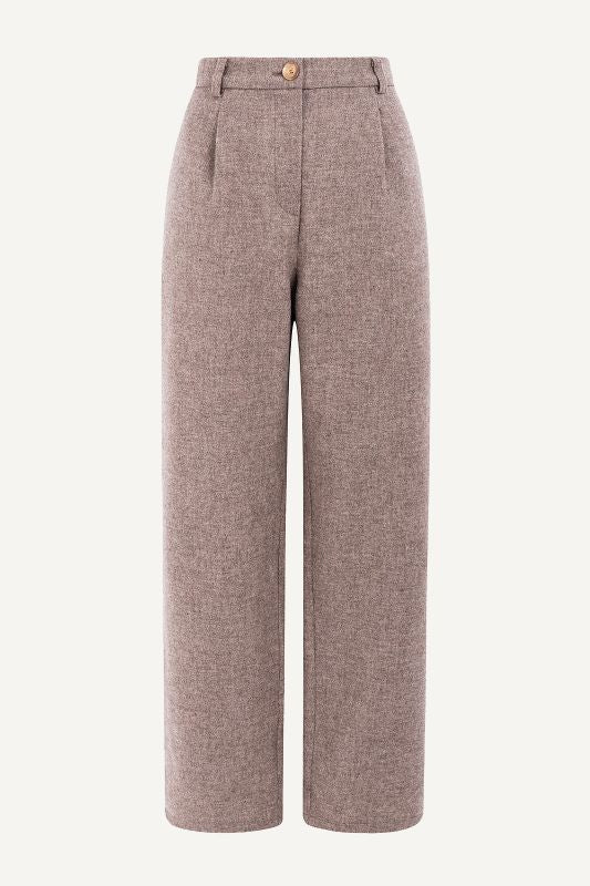 Naz tailored pants made from 100% wool perfect for winter days. Ethically made in Portugal with lasting quality. 