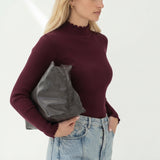 Ava Bordeaux Turtleneck