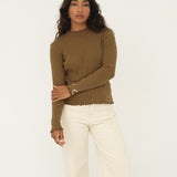 Ava Olive Turtleneck