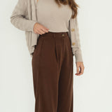 Mara Brown Tencel Trousers