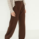 Mara Brown Tencel Trousers