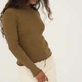 Ava Olive Turtleneck