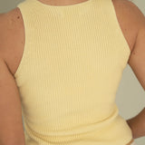 Claire Yellow Cotton Top