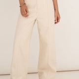 Elsa White Denim Trousers