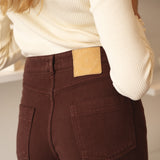 Elsa Brown Denim Trousers