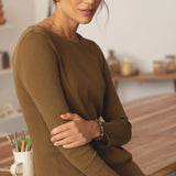 Ella Olive Rib Dress