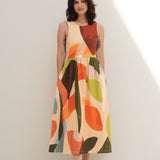 Elena Print Jersey Dress