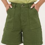 Karla Green Denim Shorts