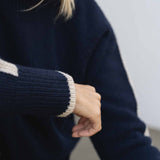 Agnes Navy Sweater