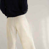 Mara White Tencel Trousers