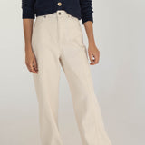 Elsa White Denim Trousers