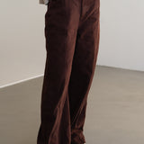 Elsa Brown Denim Trousers