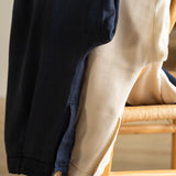 Mara Navy Tencel Trousers