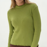 Ava Pistachio Turtleneck