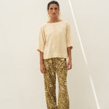 Mara Print Frilled Trousers