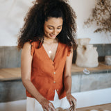 Bella Linen Blouse