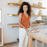 Bella Linen Blouse