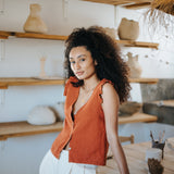 Bella Linen Blouse