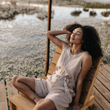 Daisy Linen Jumpsuit