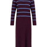Victoria Eggplant Knit Dress