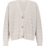 Sophia Cotton Grey Cardigan