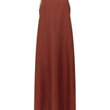 Eline Terracota Linen Dress
