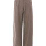 Mara Beige Wool Trousers