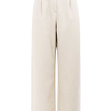 Mara White Tencel Trousers