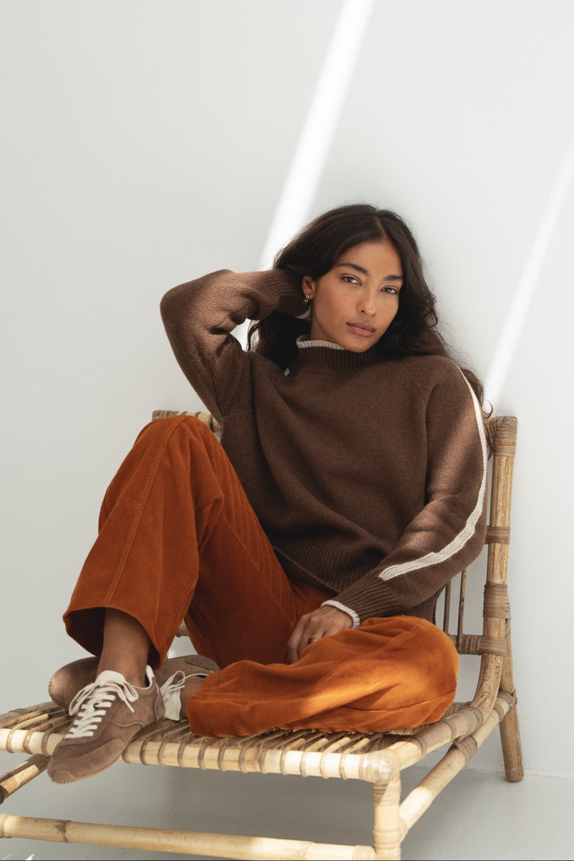 Agnes Brown Sweater - Näz - Sustainable Fashion Made in Portugal