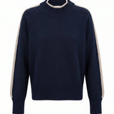 Agnes Navy Sweater - Näz-Sustainable Fashion Made in Portugal