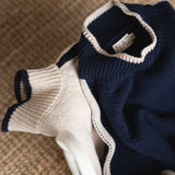 Agnes Navy Sweater - Näz-Sustainable Fashion Made in Portugal
