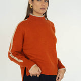 Agnes Orange Sweater - Näz - Sustainable Fashion Made in Portugal