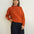Agnes Orange Sweater - Näz - Sustainable Fashion Made in Portugal