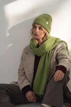 Alma Pistachio Scarf - Näz-Sustainable Fashion Made in Portugal