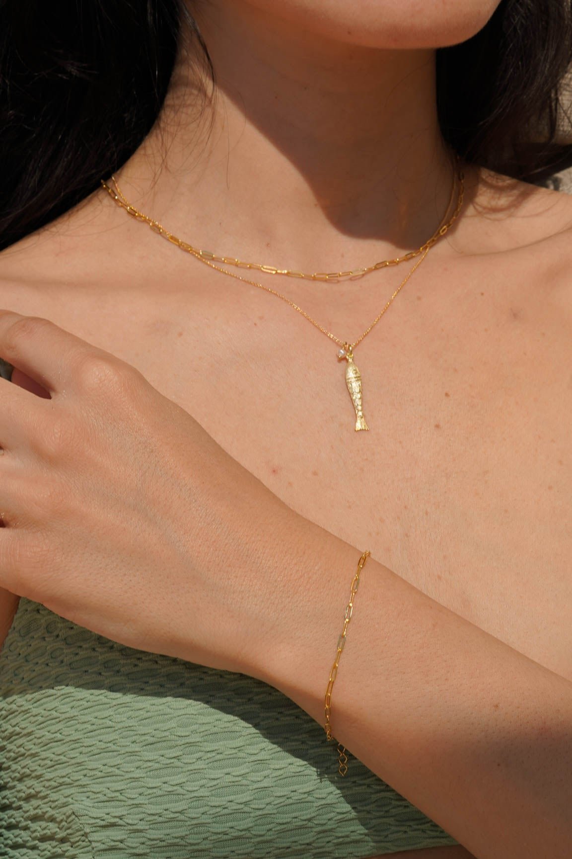 Chain Gold Bracelet - Näz - Sustainable Fashion Made in Portugal