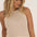 Claire Beige Halter Knit Top - Näz - Sustainable Fashion Made in Portugal
