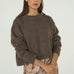 Claudia Alpaca Brown Crewneck - Näz - Sustainable Fashion Made in Portugal