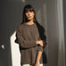 Claudia Alpaca Brown Jumper - Näz - Sustainable Fashion Made in Portugal