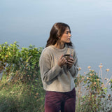 Claudia Beige Merino Neps - Näz-Sustainable Fashion Made in Portugal