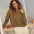 Claudia Cotton Olive Crewneck - Näz - Sustainable Fashion Made in Portugal