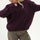 Claudia Eggplant Alpaca Jumper - Näz-Sustainable Fashion Made in Portugal