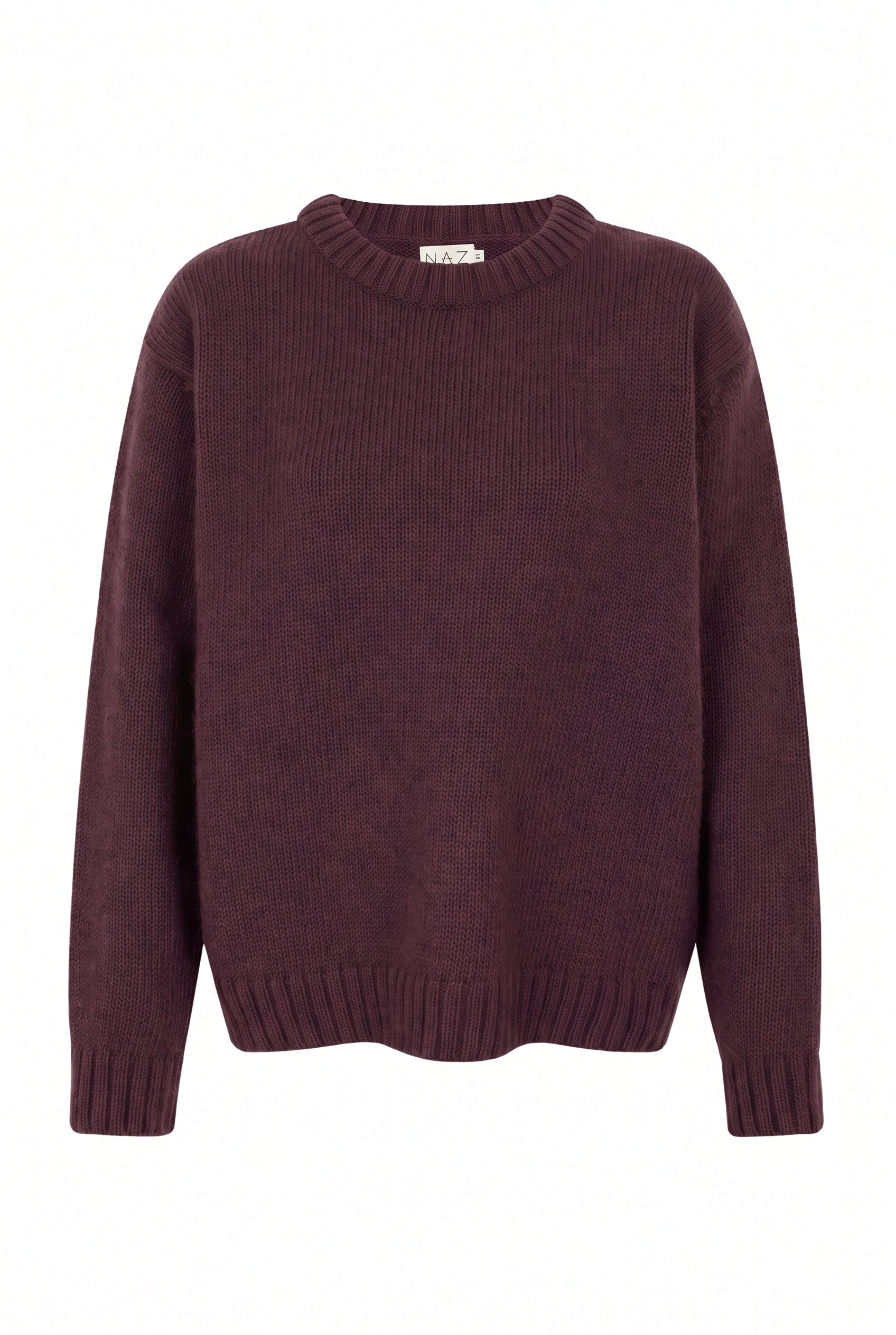 Claudia Eggplant Alpaca Jumper - Näz-Sustainable Fashion Made in Portugal