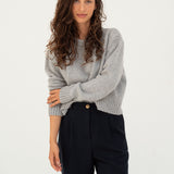 Claudia Grey Recycled Jumper - Näz - Sustainable Fashion Made in Portugal